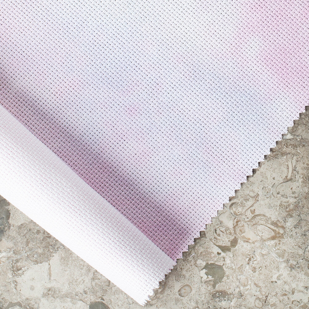 DMC Printed Aida 38.1x45.7 cm Etamin Kumaşı Ebruli - GD1436BXI 3609 14 CT